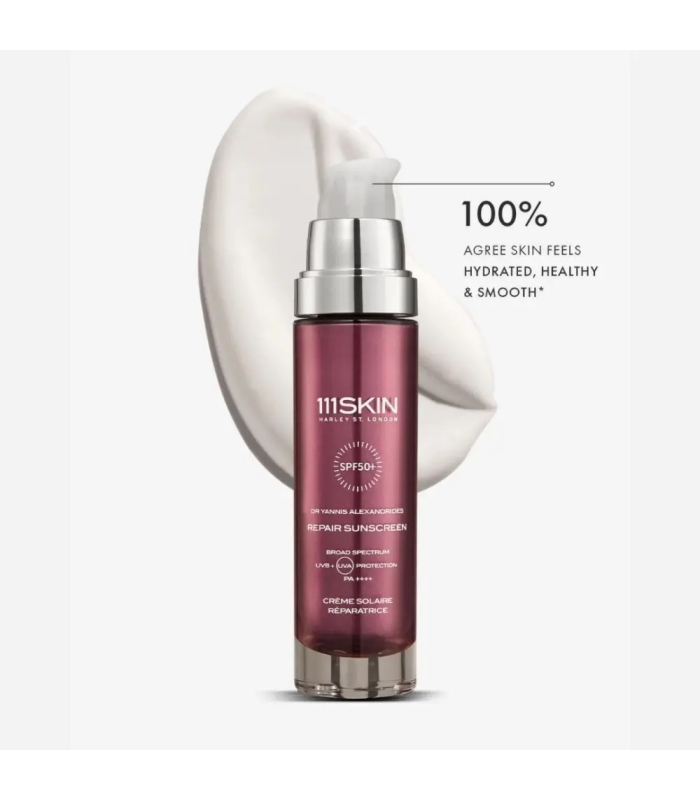 Захисний легкий відновлюючий крем для обличчя з SPF 50+ 111Skin Repair Sunscreen SPF50+ 50mL