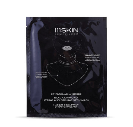 Маска для ліфтингу шкіри шиї та декольте 111Skin Celestial Black Diamond Lifting and Firming Mask Neck
