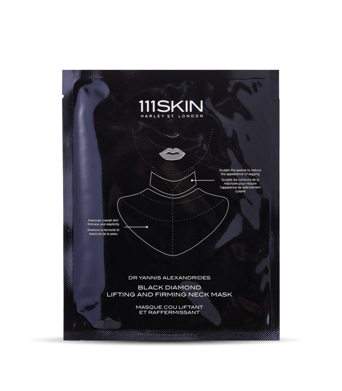 Маска для ліфтингу шкіри шиї та декольте 111Skin Celestial Black Diamond Lifting and Firming Mask Neck
