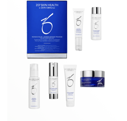 Програма усунення почервоніння ZO Skin Health Soothing Redness Relief + Barrier Defense Program