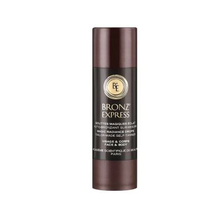 Краплі-сяйво автозасмага для обличчя та тіла Academie Bronz'express Magic Radiance Drops