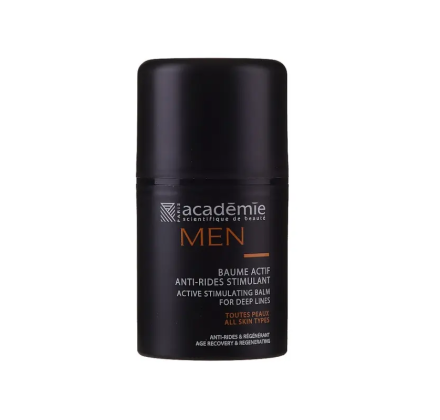 Активний стимулюючий віднолюючий бальзам від зморшок Academie Men Active Stimulating Balm for Deep Lines