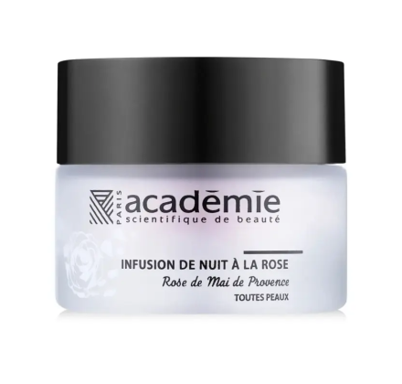 Нічний крем Рожева інфузія Academie Night Infusion Rose Cream