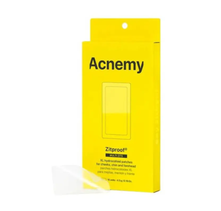 Гідроколоїдні пластирі розміру для зони щік, чола та підборіддя Acnemy Zitproof Multizits XL
