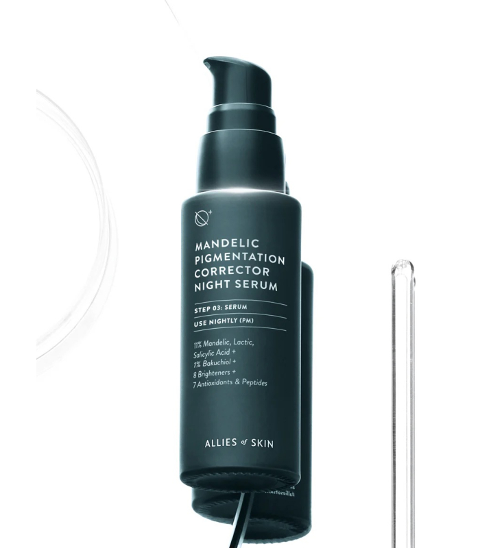 Нічна сироватка для обличчя Allies Of Skin Mandelic Pigmentation Corrector Night Serum 30mL