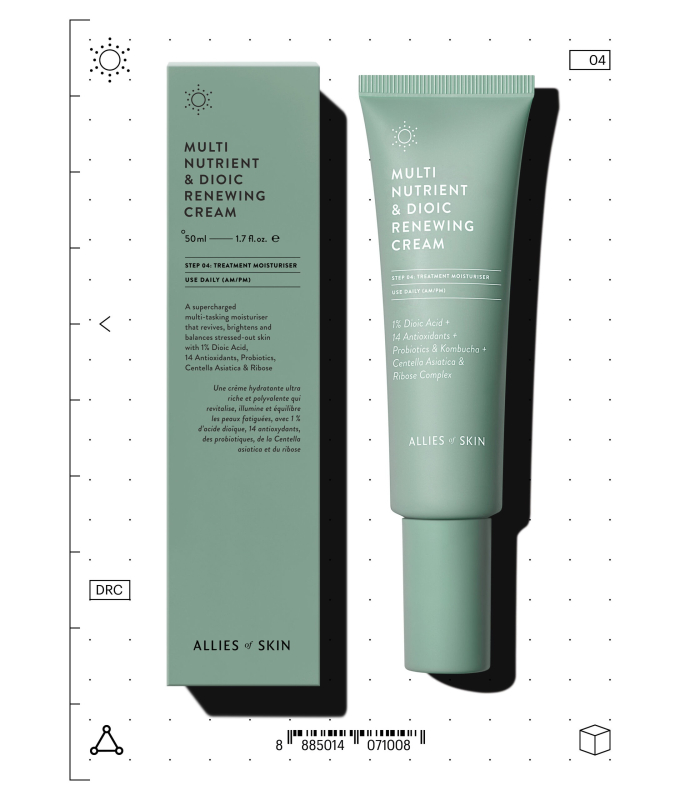 Денний крем для обличчя Allies Of Skin Multi Nutrient & Dioic Renewing Cream 50mL
