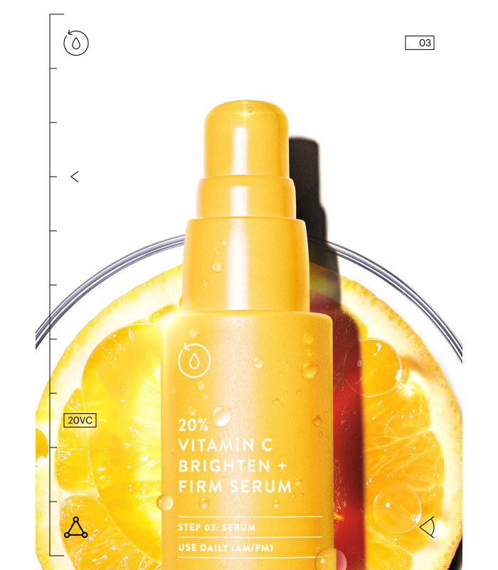 Сироватка з вітаміном С для обличчя Allies of Skin 20% Vitamin C Brighten + Firm Serum 30mL