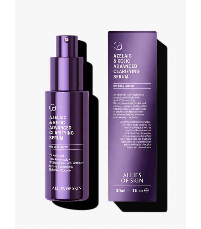 Сироватка освітлююча з азелаїновою кислотою Allies Of Skin Azelaic & Kojic Advanced Clarifying Serum 30mL