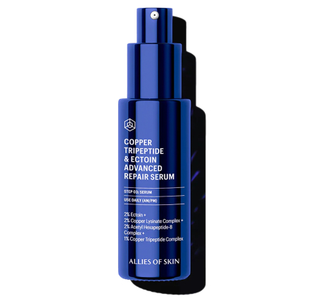 Відновлююча сироватка Allies Of Skin Copper Tripeptide & Ectoin Advanced Repair Serum 30mL