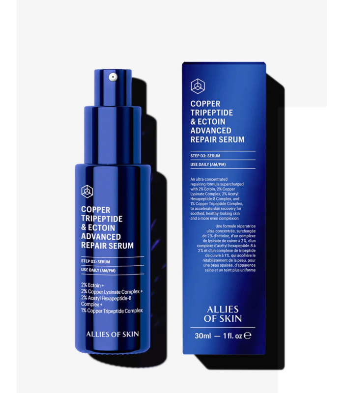 Відновлююча сироватка Allies Of Skin Copper Tripeptide & Ectoin Advanced Repair Serum 30mL
