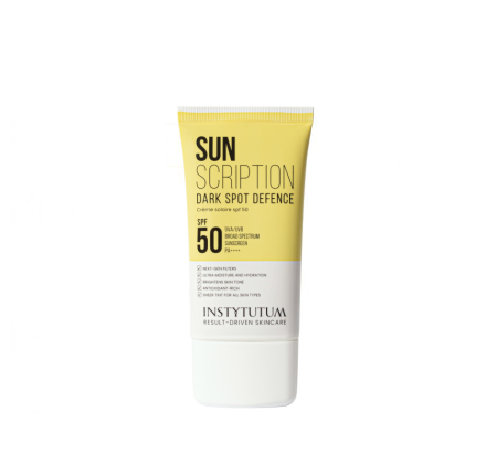 Cонцезахисний крем Instytutum SUNSCRIPTION DARK SPOT DEFENCE SPF50 50mL