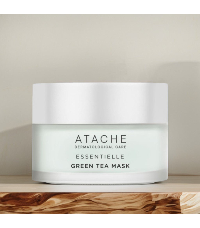 Восстанавливающая и успокаивающая маска ATACHE Essentielle Reafirming Mask Green Tea 50mL