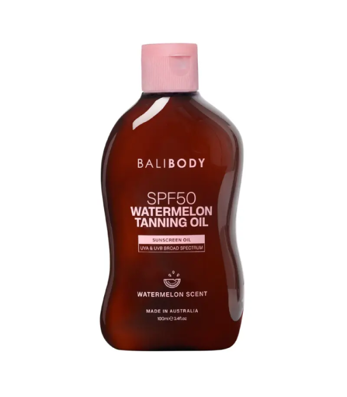 Масло для засмаги з насінням кавуна Bali Body Watermelon Tanning Oil SPF50 100mL