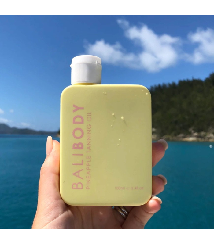 Олія для засмаги з екстрактом ананаса Bali Body Pineapple Tanning Oil SPF15 100mL