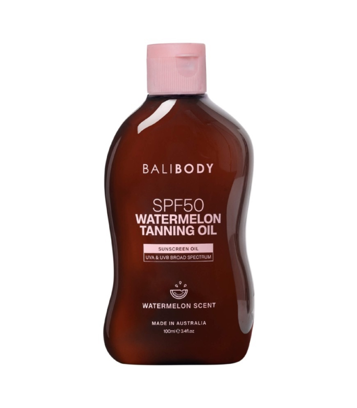 Масло для засмаги з насінням кавуна Bali Body Watermelon Tanning Oil SPF50 100mL