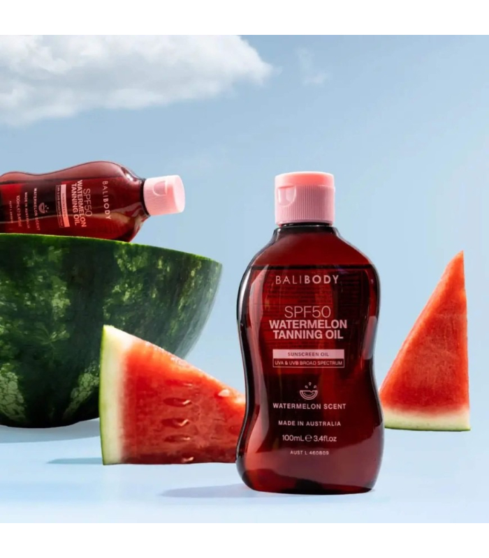 Масло для засмаги з насінням кавуна Bali Body Watermelon Tanning Oil SPF50 100mL