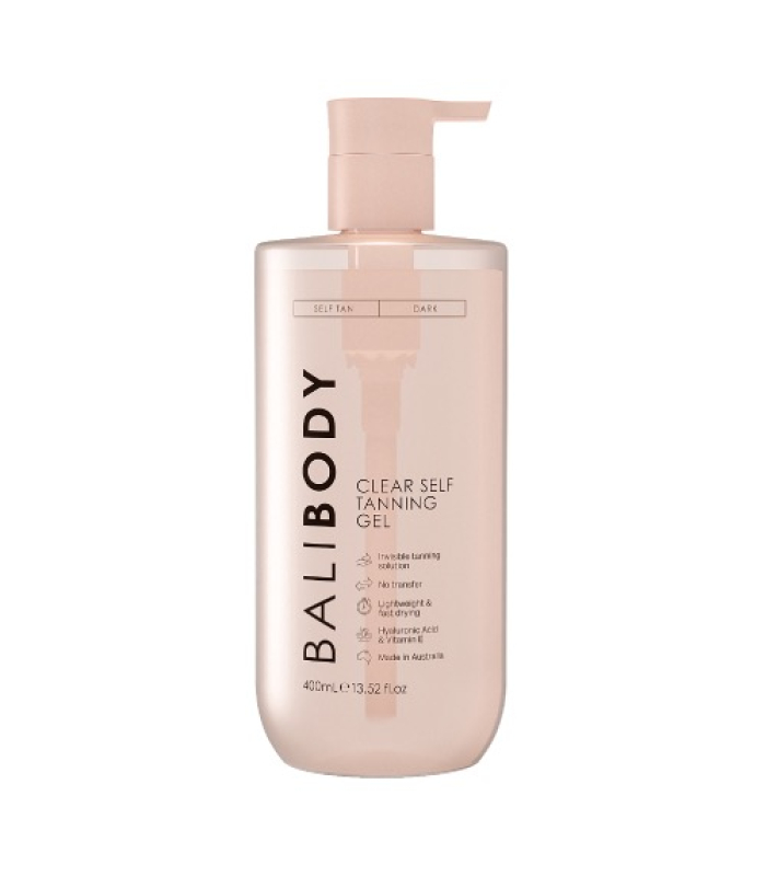 Прозорий гель автозасмага для тіла Bali Body Clear Self Tanning Gel 400mL
