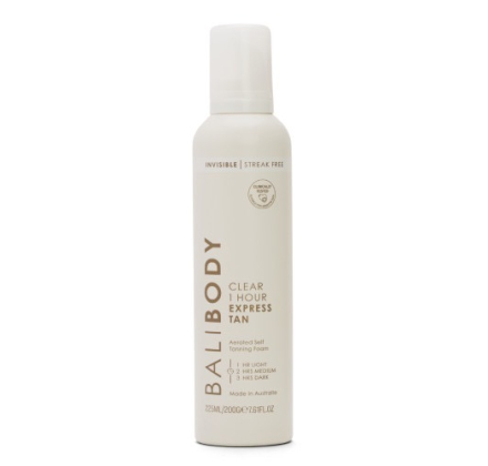 Прозора експрес автозасмага для тіла Bali Body Clear 1 Hour Express Self Tan 225mL
