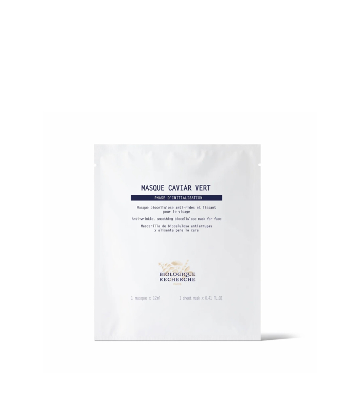 Листова маска проти зморшок на основі зеленої ікри Biologique Recherche Masque Caviar Vert