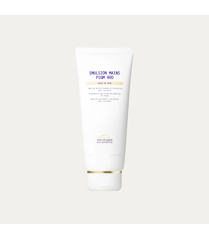 Освітлюючий та коригуючий захист для обличчя Biologique Recherche Emulsion PIGM 400 SPF15 50mL