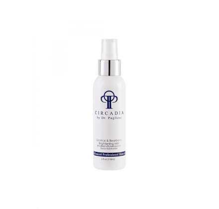 Спрей для обличчя на основі екстрактів солодки та мучниці Circadia Licorice & Bearberry Brightening Mist 118mL