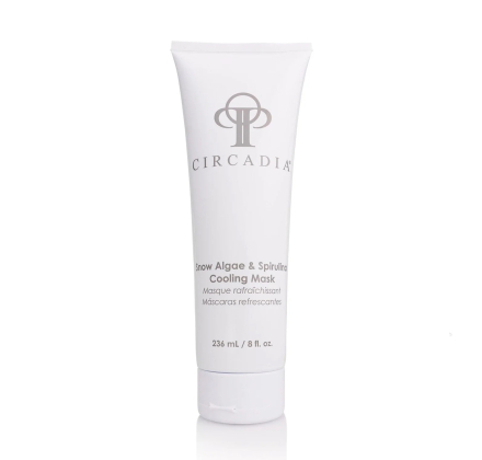 Охлаждающая маска для лица из водорослей спирулина Circadia Snow Algae and Spirulina Cooling Mask 236mL