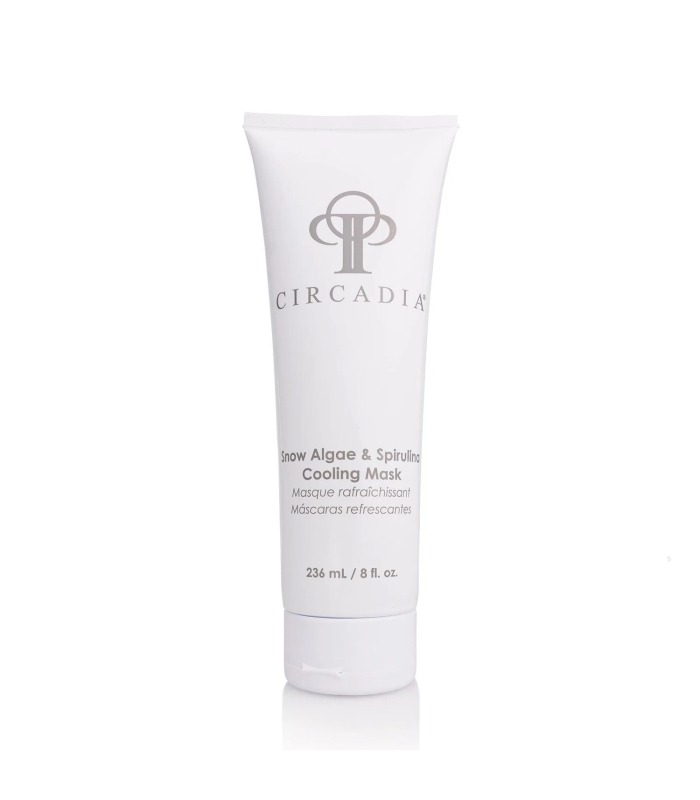 Охлаждающая маска для лица из водорослей спирулина Circadia Snow Algae and Spirulina Cooling Mask 236mL