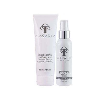 Очищающая маска и активатор на основе угля и молочной кислоты Circadia Charcoal Milk Clarifying Mask & Activator 236mL