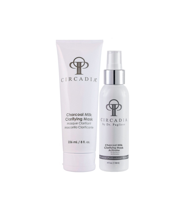 Очищающая маска и активатор на основе угля и молочной кислоты Circadia Charcoal Milk Clarifying Mask & Activator 236mL