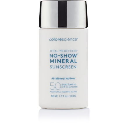 Сонцезахисний крем Colorescience No-Show Mineral Sunscreen SPF 50 78mL (БЕЗ КОРОБКИ)