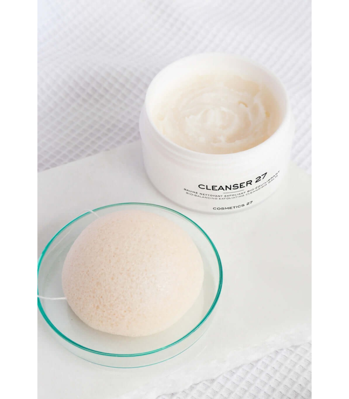 Натуральна очищуюча губка-ексфоліатор Cosmetics 27 Konjac