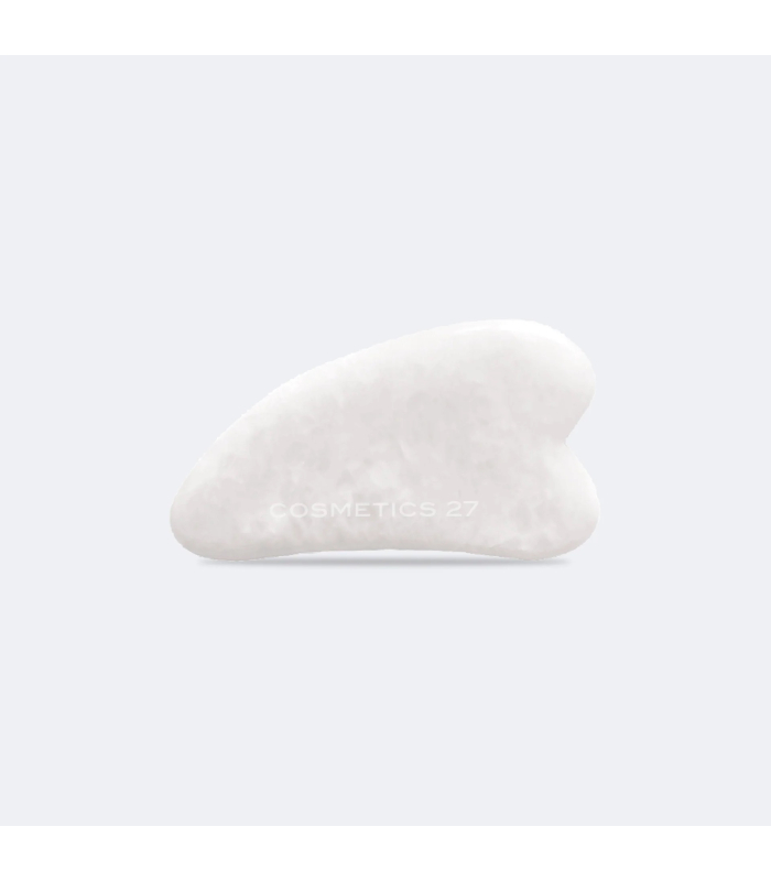 Гуа ша для масажу з білого нефриту Cosmetics 27 Gua Sha