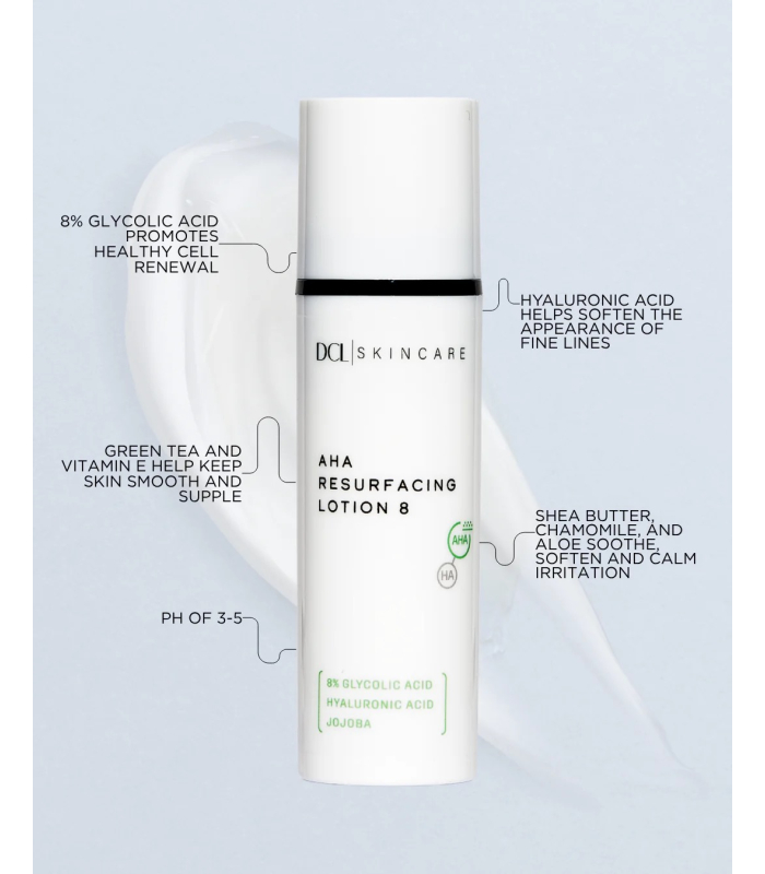 Відлущуючий крем-лосьйон з AHA-кислотами DCL AHA Resurfacing Lotion 8 40mL