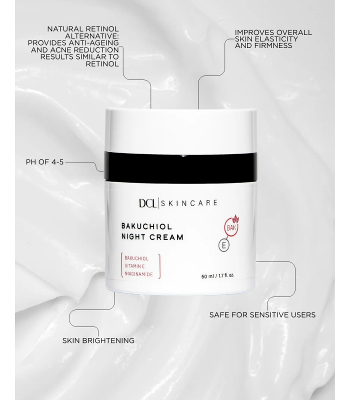 Нічний крем з бакучіолом DCL Bakuchiol Night Cream 50mL