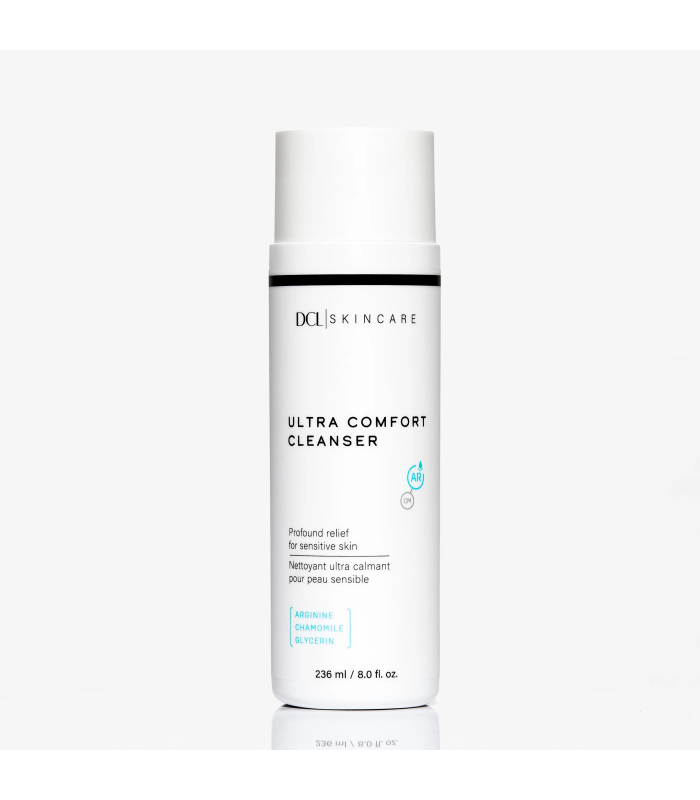 Ультракомфортний заспокійливий кремовий очисник для реактивної шкіри DCL Ultra-Comfort Cleanser 236mL