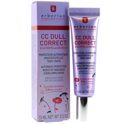 Крем для обличчя коригувальний Erborian CC Dull Correct SPF 25