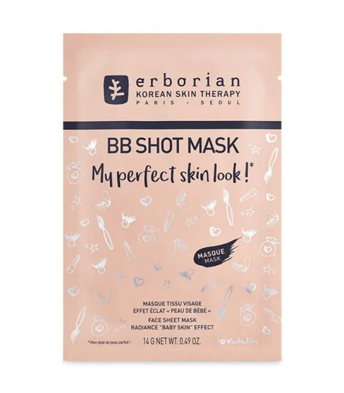 Вирівнююча тканинна маска для обличчя Erborian BB Shot Mask