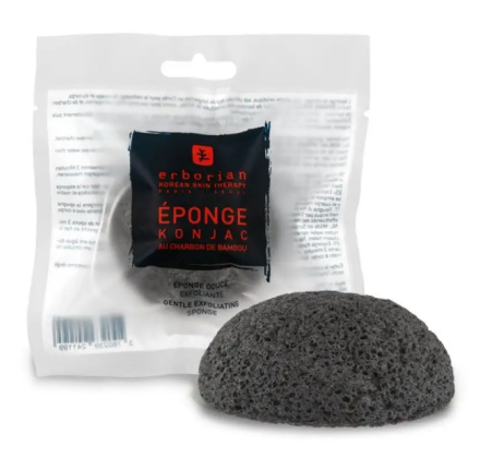 Спонж конняку з бамбуковим вугіллям Erborian Charcoal Konjac Sponge