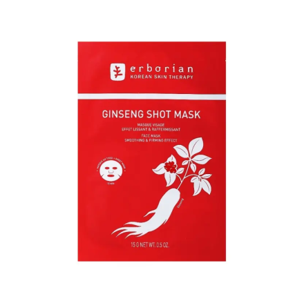 Відновлююча тканинна маска для обличчя Erborian Ginseng Shot Mask