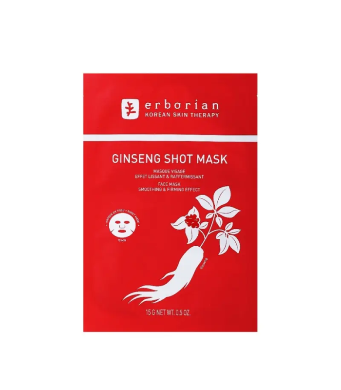 Відновлююча тканинна маска для обличчя Erborian Ginseng Shot Mask