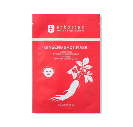 Відновлююча тканинна маска для обличчя Erborian Ginseng Shot Mask