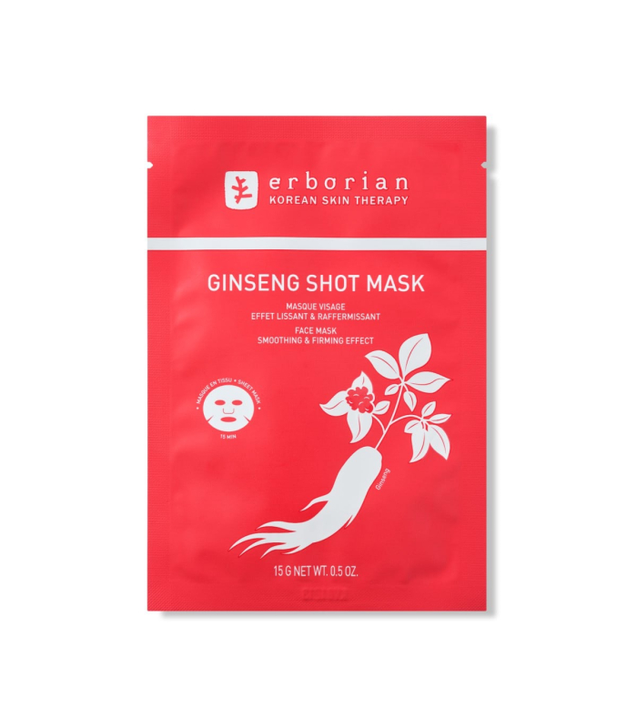 Відновлююча тканинна маска для обличчя Erborian Ginseng Shot Mask