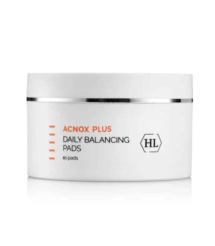 Балансуючі спонжі для обличчя Holy Land Acnox Plus Daily Balancing Pads