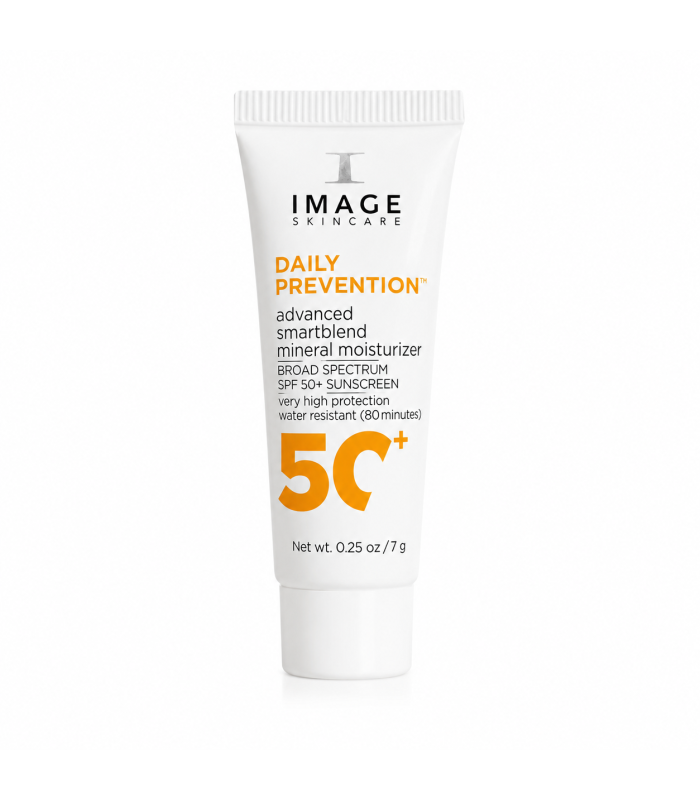Усиленный солнцезащитный крем для лица Image Skincare Daily Prevention Advanced Smartblend Mineral Moisturizer SPF 50+ 7g