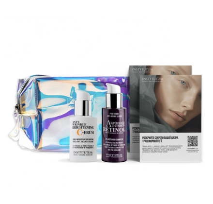 Набір "День & Ніч" Instytutum Retinol Serum & Instytutum Brightening C-erum