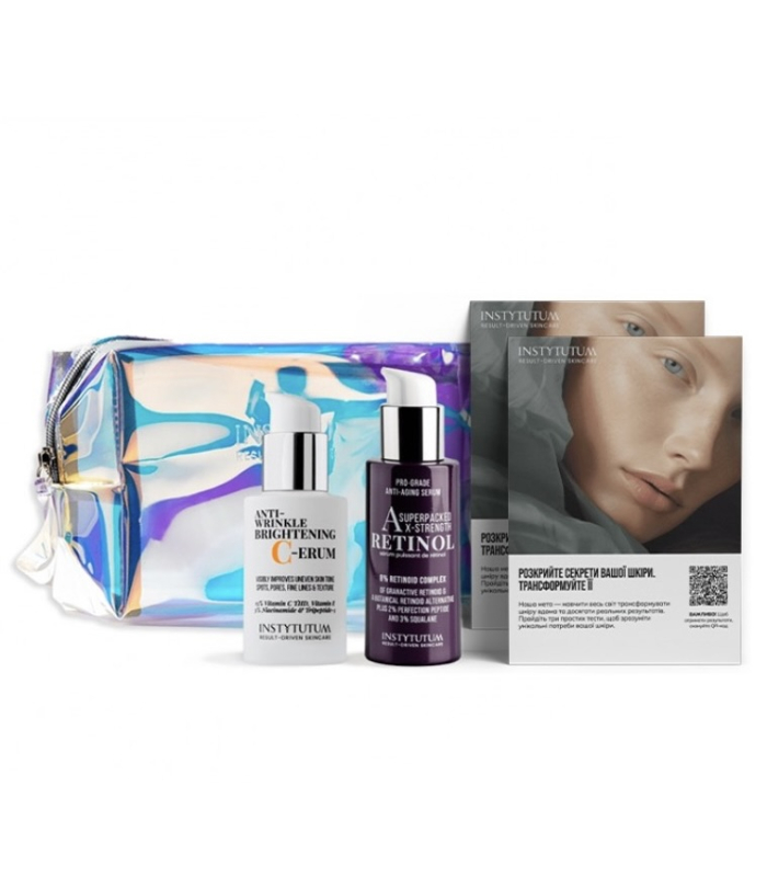 Набір "День & Ніч" Instytutum Retinol Serum & Instytutum Brightening C-erum