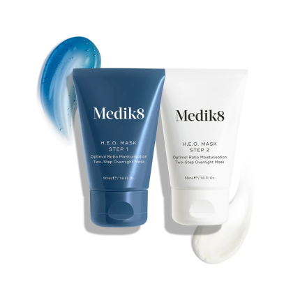 Двохетапна нічна зволожувальна маска Medik8 H.E.O. Mask