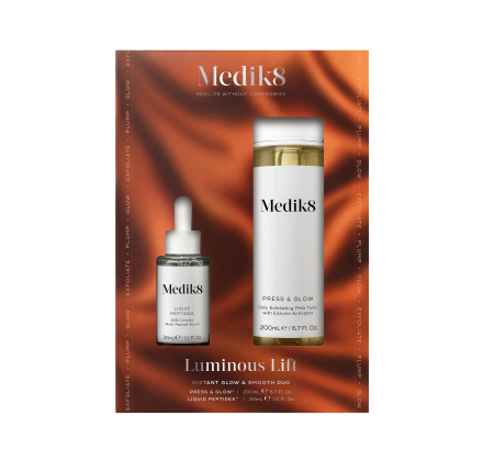 Набір для миттєвого сяйва та розгладження шкіри Medik8 LUMINOUS LIFT