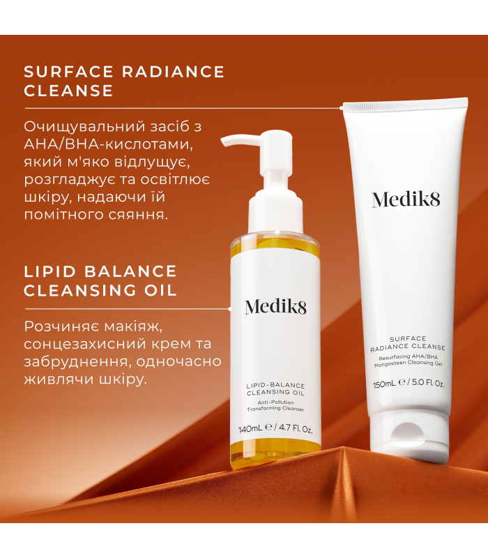 Набір для двоетапного очищення шкіри Medik8 COMPLETE CLEANSE KIT