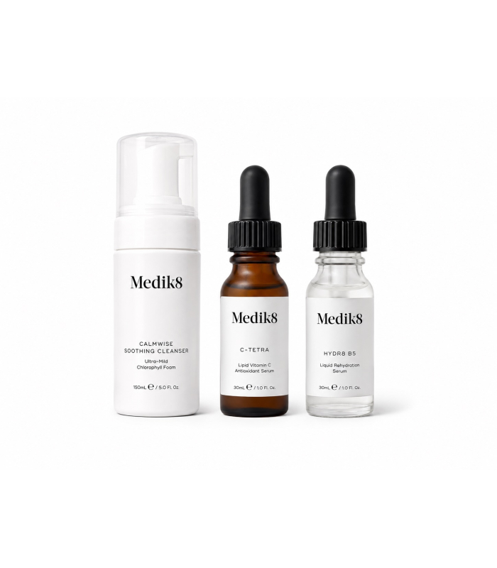 Набор для очистки, сияния и увлажнения кожи Medik8 Skin Reset Trio